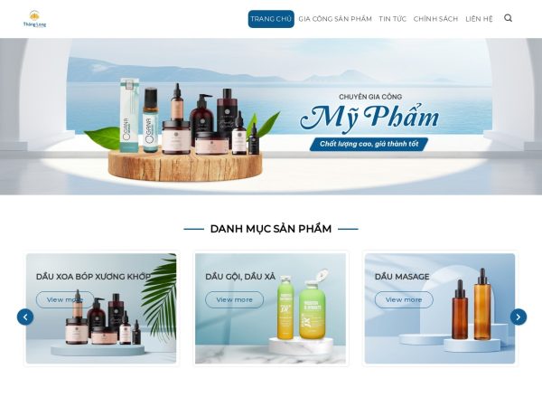 Mẫu Website Bán Mỹ Phẩm 02 – Shop Online – Cài Đặt Sẵn – 399k.org