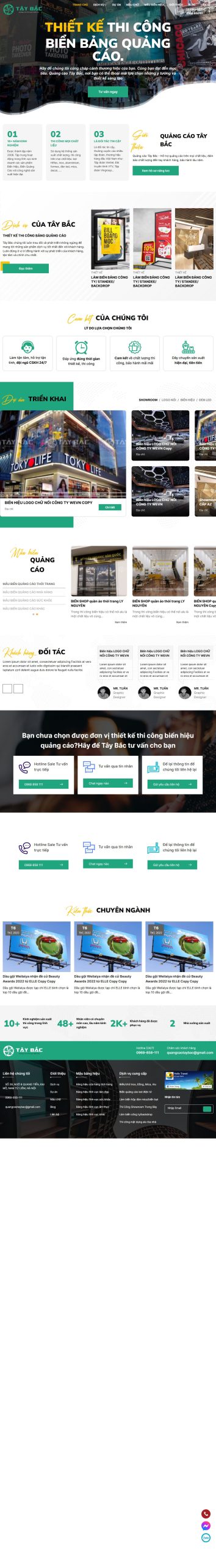 Mẫu Website Thicongqc