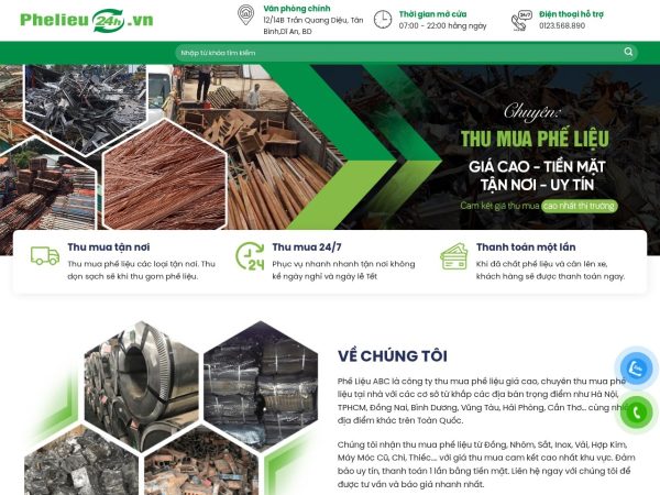 Mẫu Website Vechai – Cài Đặt Sẵn – 399k.org