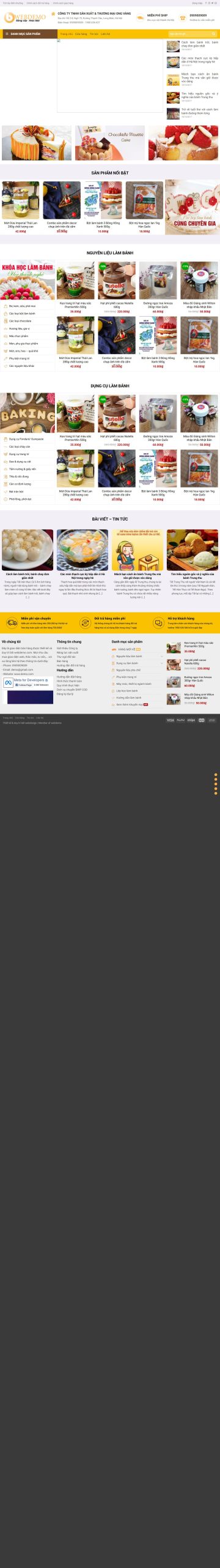 Mẫu Website Demo 002