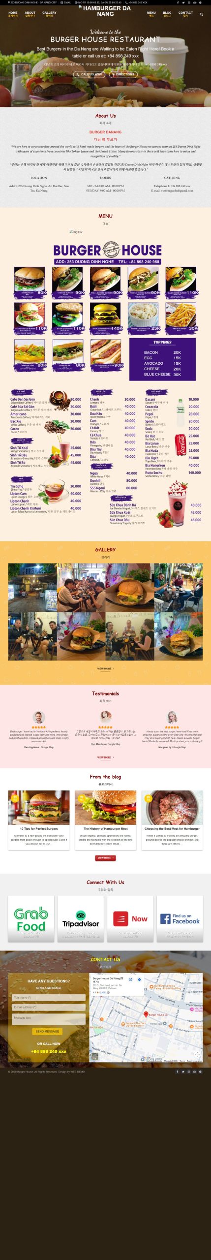 Mẫu Website Demo 009