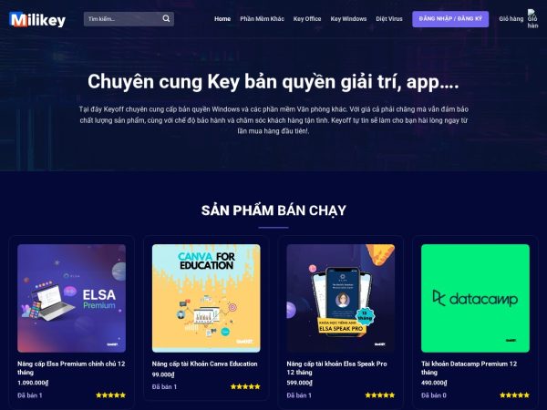 Mẫu Website Bán Tài Khoản – Cài Đặt Sẵn – 399k.org (#11614)