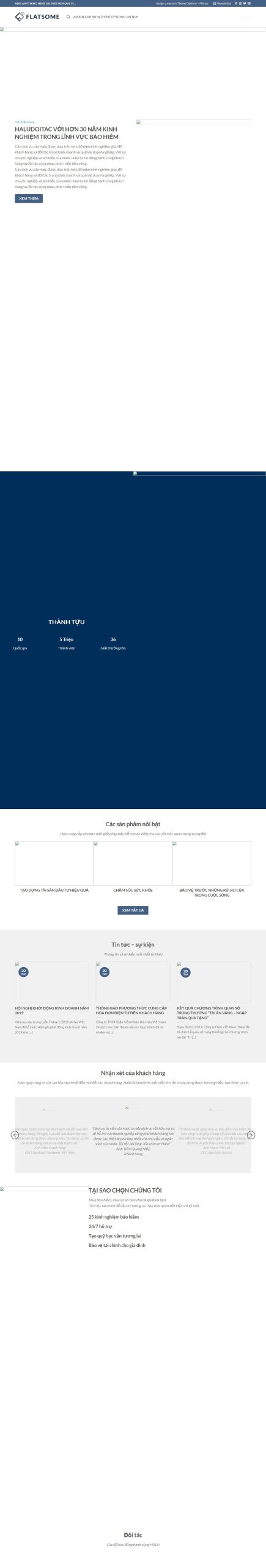 Mẫu Website Bán Bảo Hiểm – Tư Vấn Bảo Hiểm