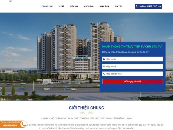 Mẫu Website Bất Động Sản 26 – Cài Đặt Sẵn – 399k.org