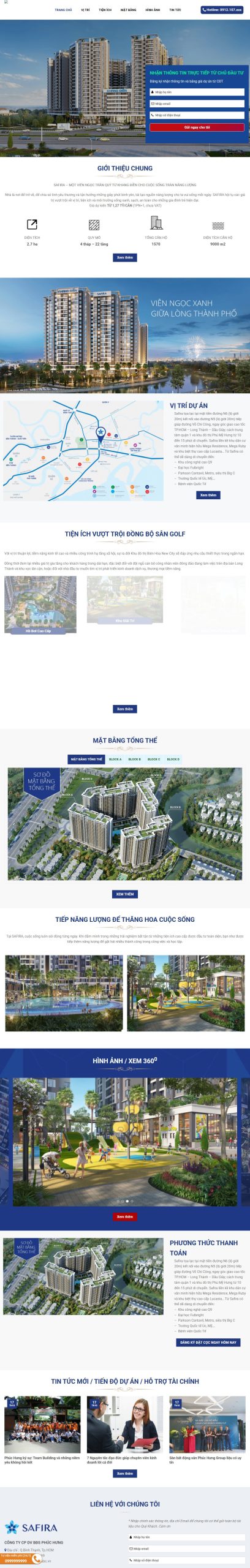 Mẫu Website Bất Động Sản 26