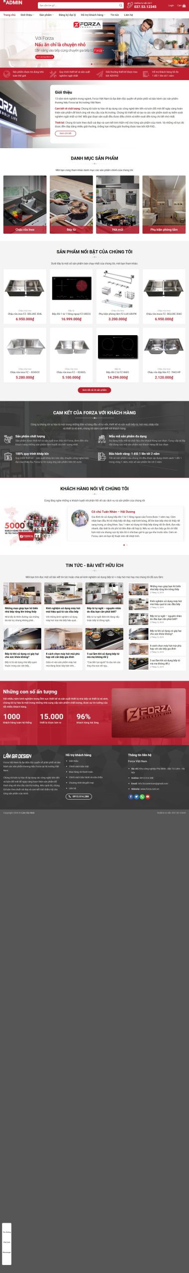 Mẫu Website Beptu 2