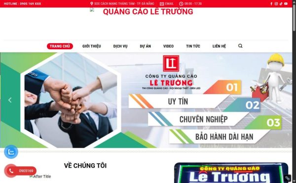 Mẫu Website Biển Quảng Cáo – Thiết Kế Thi Công – Cài Đặt Sẵn – 399k.org