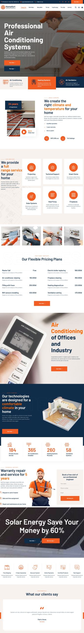 Mẫu Website Bán Đồ Điện Nước – Vật Tư Xây Dựng