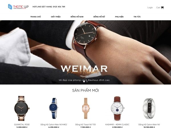 Mẫu Website Bán Đồng Hồ Cao Cấp 02 – Shop Online – Cài Đặt Sẵn – 399k.org