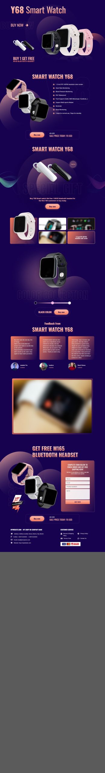 Mẫu Website Bán Đồng Hồ Cao Cấp 02 – Shop Online