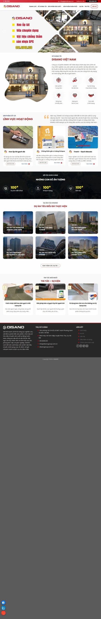 Mẫu Website Idisa