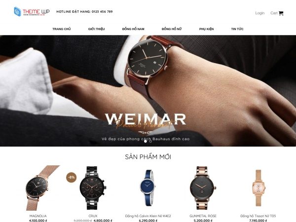 Mẫu Website Bán Đồng Hồ Cao Cấp 02 – Shop Online – Cài Đặt Sẵn – 399k.org