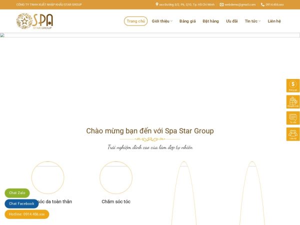 Mẫu Website Spa Làm Đẹp 03 – Shop Online – Cài Đặt Sẵn – 399k.org (Mẫu 112)