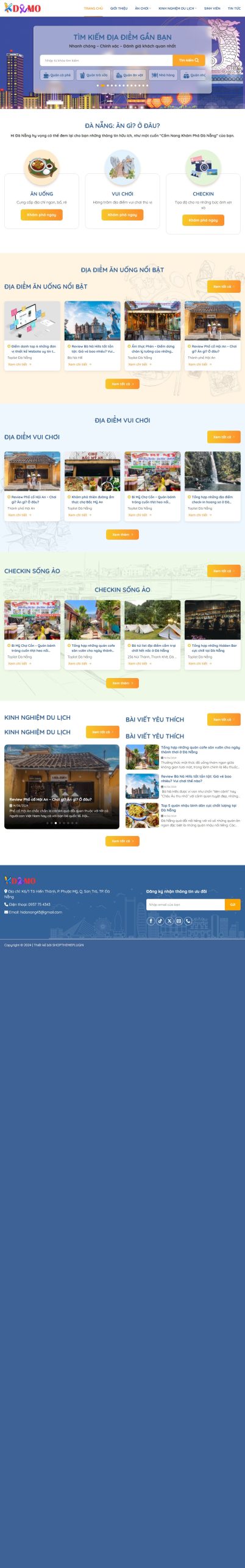 Mẫu Website Du Lịch 16 – Travel