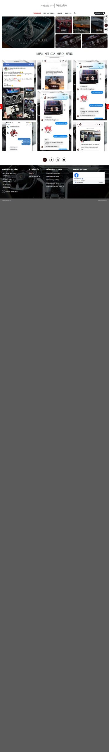 Mẫu Website Xethom