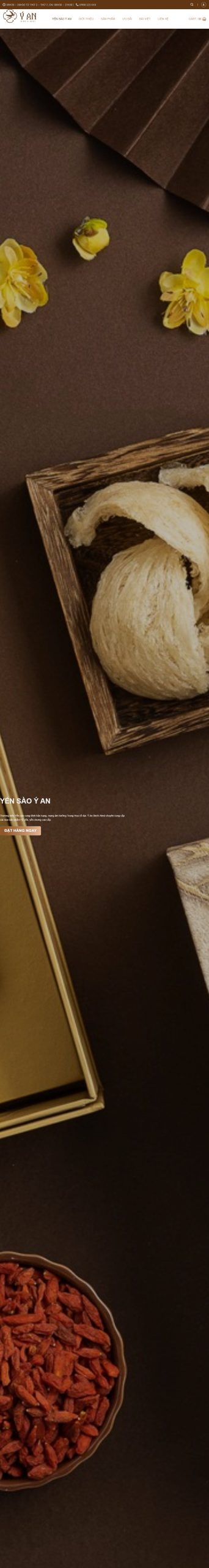 Mẫu Website Bán Yến Sào Đặc Sản – Shop Online