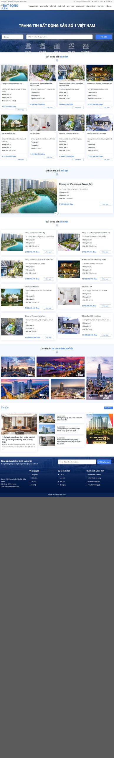 Mẫu Website Zaland