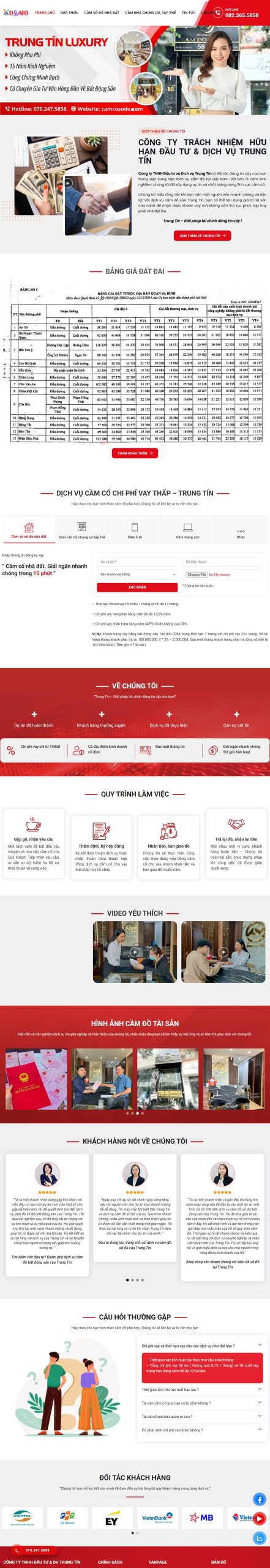 Mẫu Website Backupcamcosodo