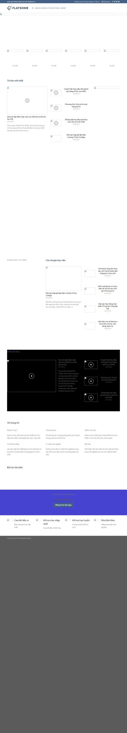 Mẫu Website Du Học 6 – Tư Vấn Du Học
