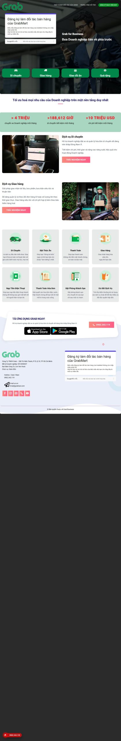 Mẫu Website Xe Công Nghệ