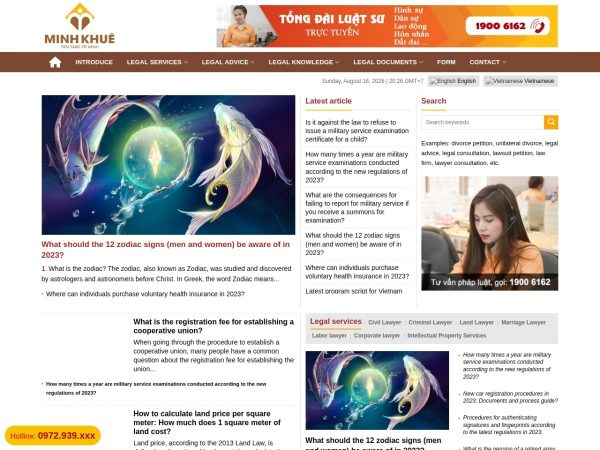 Mẫu Website Luật Sư 04 – Dịch Vụ Pháp Lý – Cài Đặt Sẵn – 399k.org (Mẫu 5)