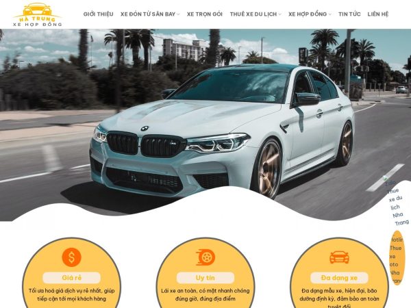 Mẫu Website Du Lịch Thuê Xe 6 – Travel – Cài Đặt Sẵn – 399k.org