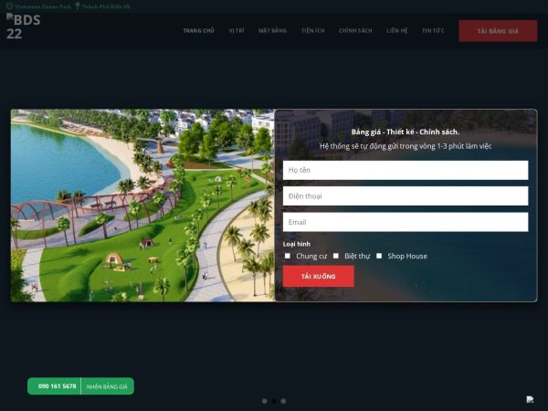 Mẫu Website Bất Động Sản 22 – Cài Đặt Sẵn – 399k.org