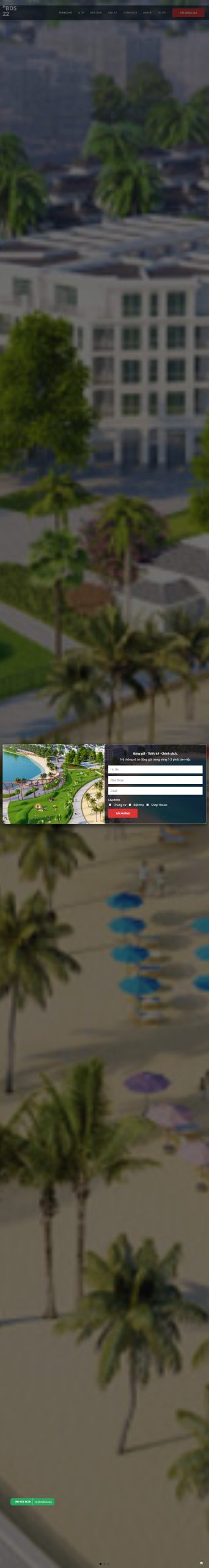 Mẫu Website Bất Động Sản 22