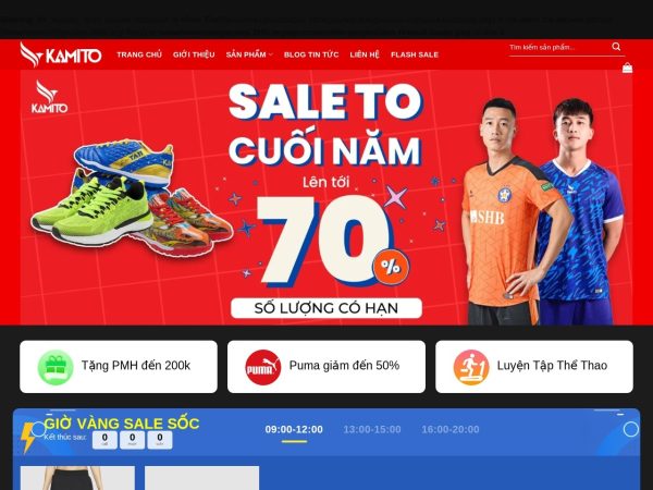 Mẫu Website Bán Giày Dép Thể Thao – Cài Đặt Sẵn – 399k.org