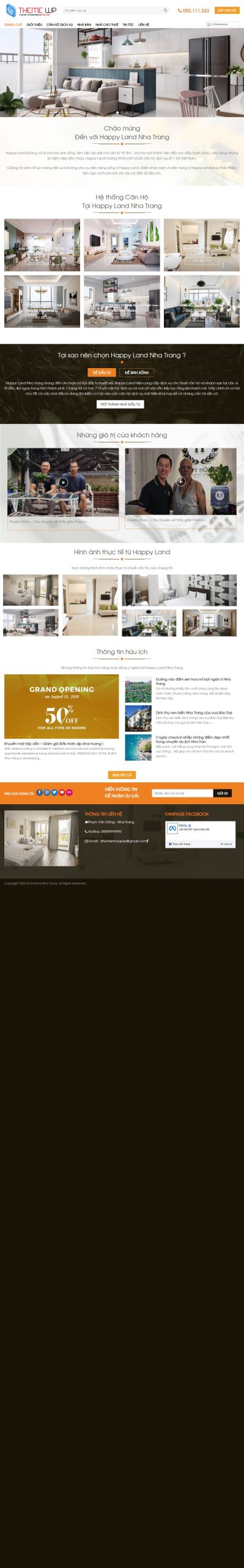 Mẫu Website Bất Động Sản 11