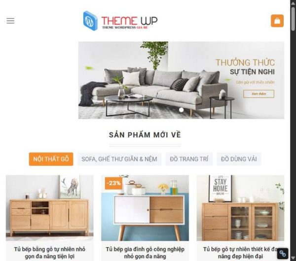 Mẫu Website Nội Thất Đồ Gỗ 15 – Cài Đặt Sẵn – 399k.org
