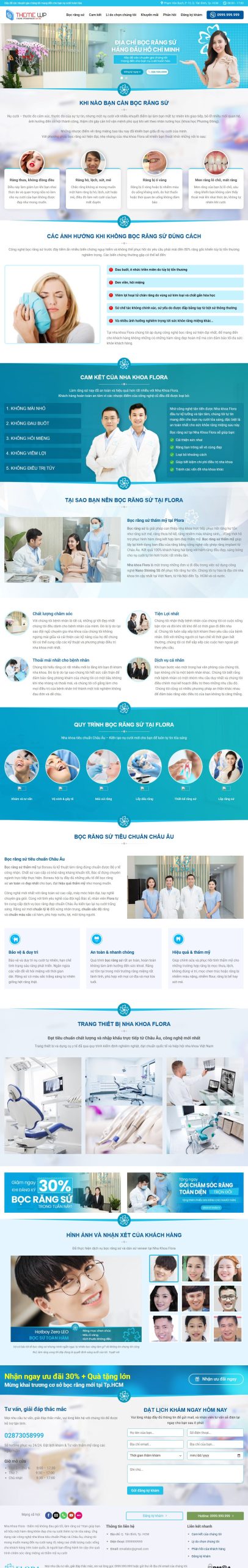 Mẫu Website Nha Khoa 2
