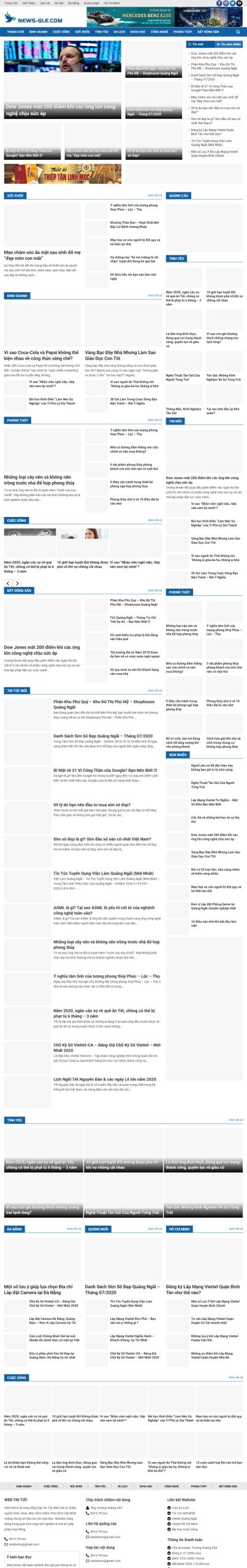 Mẫu Website Tin Tức 015