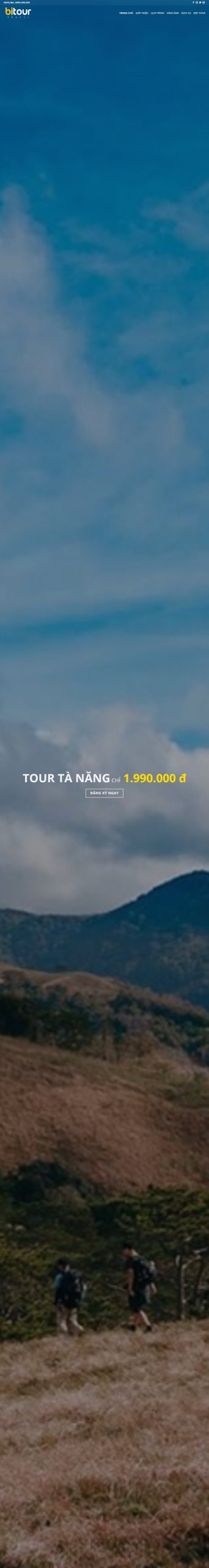 Mẫu Website bitour