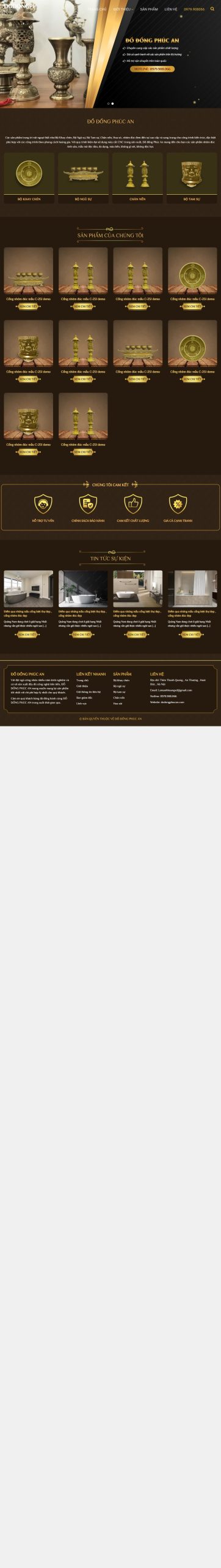Mẫu Website dodongphucan