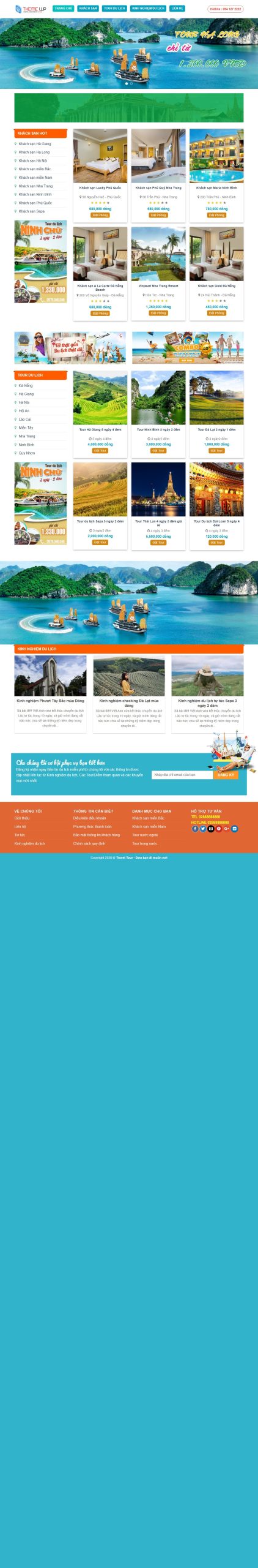 Mẫu Website dulich2