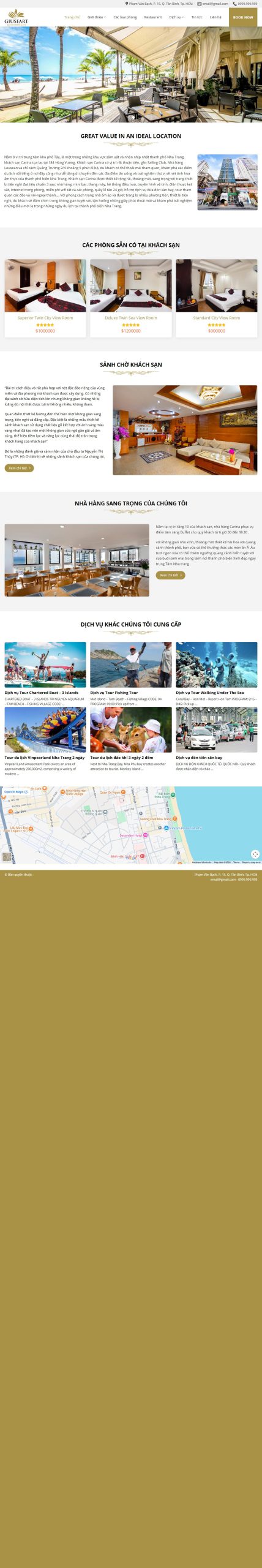 Mẫu Website khachsan3