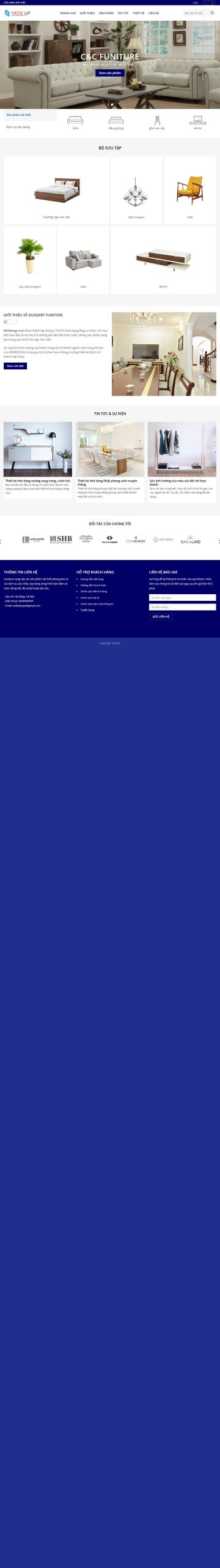 Mẫu Website noithat