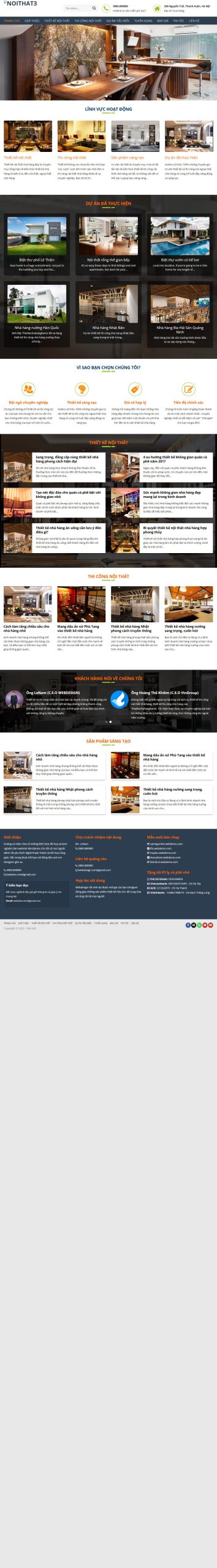 Mẫu Website noithat3
