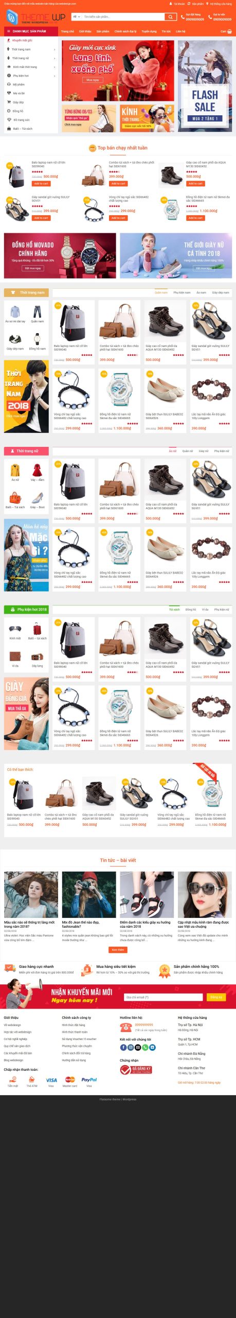 Mẫu Website shopthoitrang2