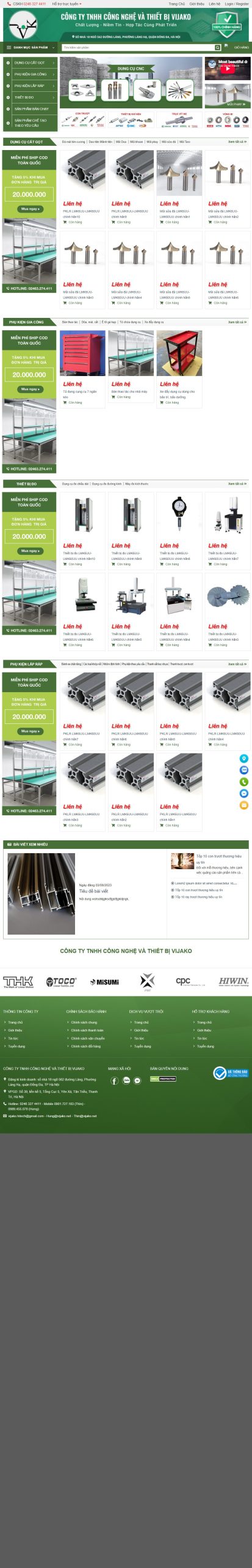 Mẫu Website VIJAKO