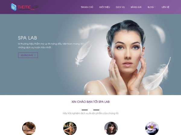 Mẫu Website Spa Làm Đẹp 03 – Shop Online – Cài Đặt Sẵn – 399k.org (Mẫu 6)