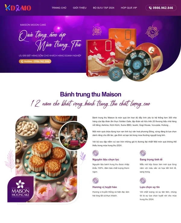 Mẫu Website Bánh Trung Thu 2 – Shop Online – Cài Đặt Sẵn – 399k.org