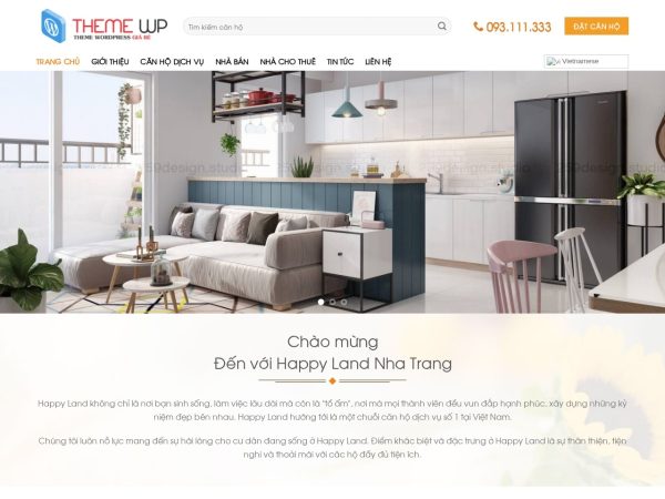 Mẫu Website Bất Động Sản 11 – Cài Đặt Sẵn – 399k.org