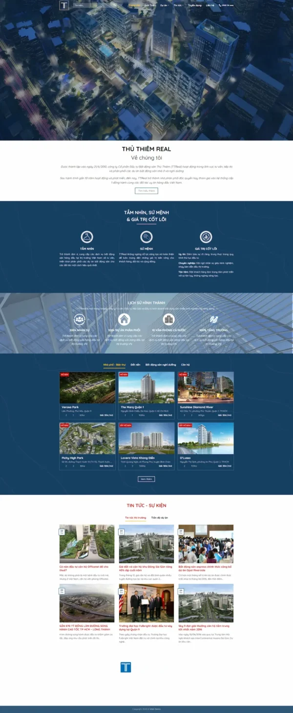 Mẫu Website Bất Động Sản 40 – Cài Đặt Sẵn – 399k.org