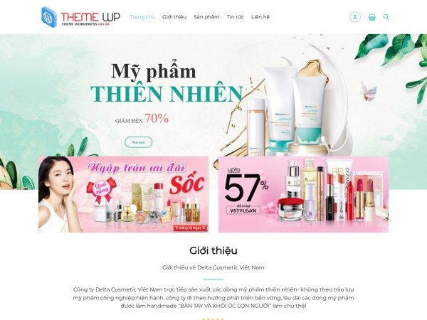 Mẫu Website Bán Mỹ Phẩm 02 – Shop Online – Cài Đặt Sẵn – 399k.org (Mẫu 9)