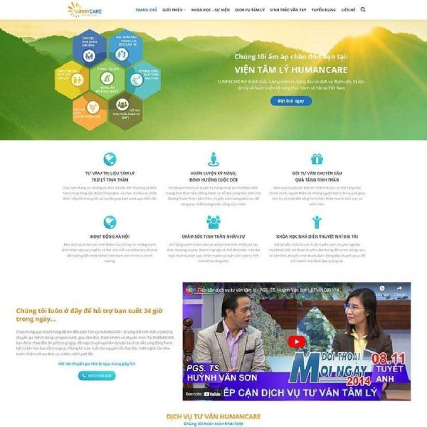 Mẫu Website Dịch Vụ Tư Vấn Tâm Lý – Cài Đặt Sẵn – 399k.org